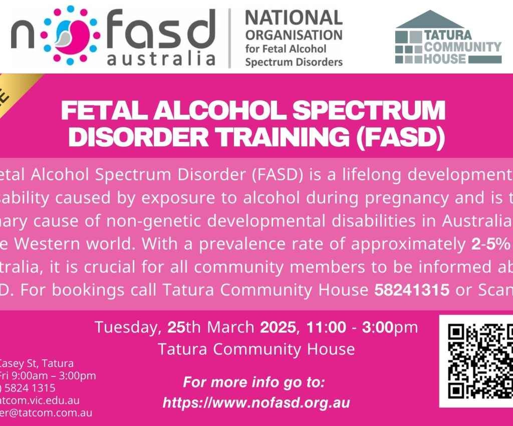 Cover image for event - Fetal Alcohol Spectrum Disorder (FASD) Training