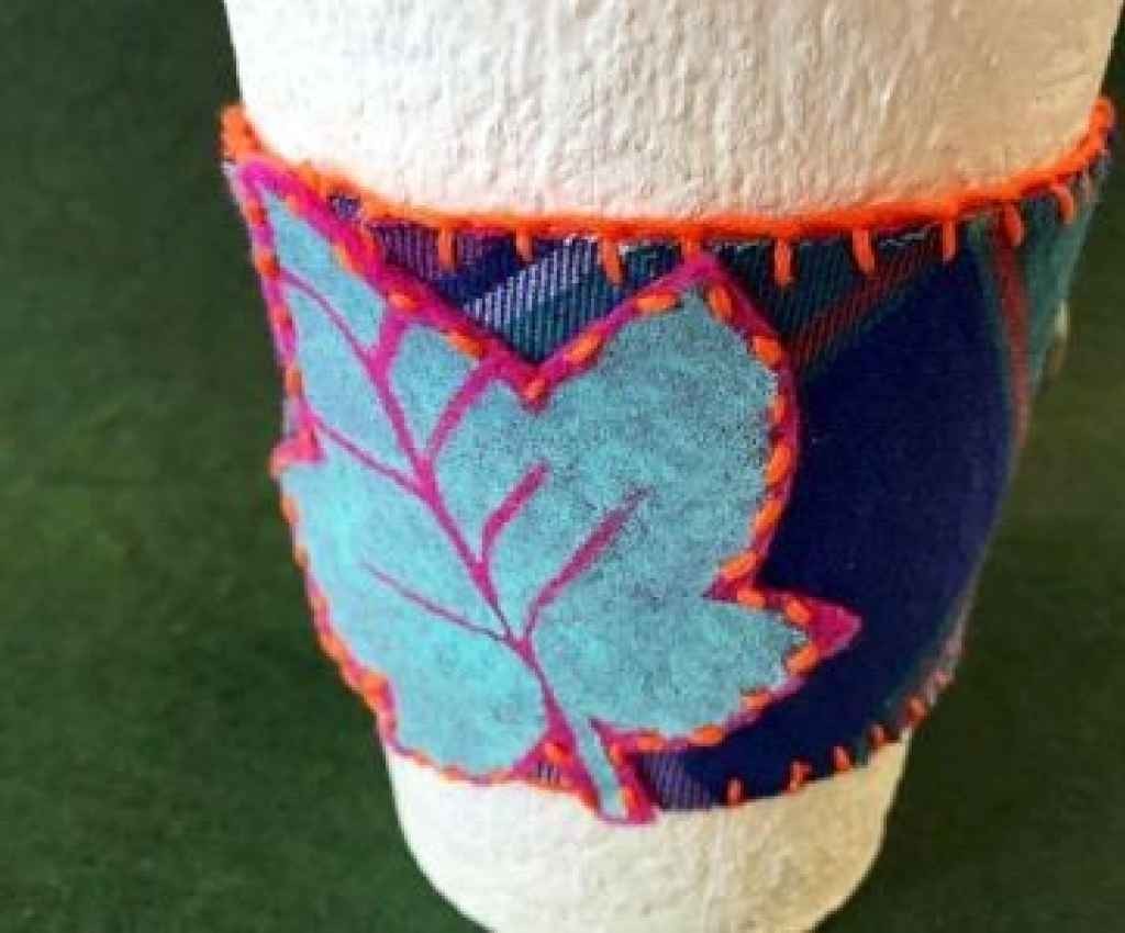 Cover image for event - Craft & Coffee at Shepparton Library - Fabric Coffee Cup Sleeve