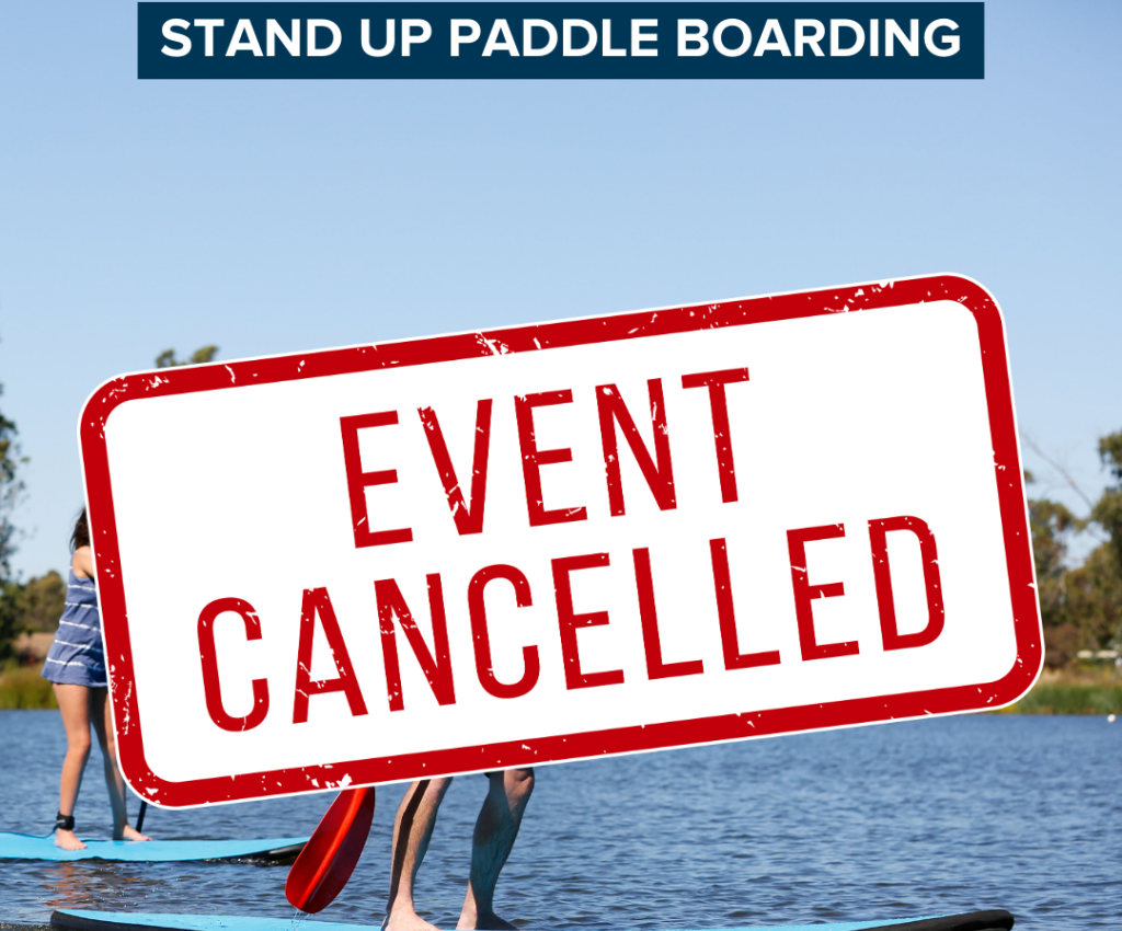 Cover image for event - CANCELLED - Stand Up Paddle Boarding