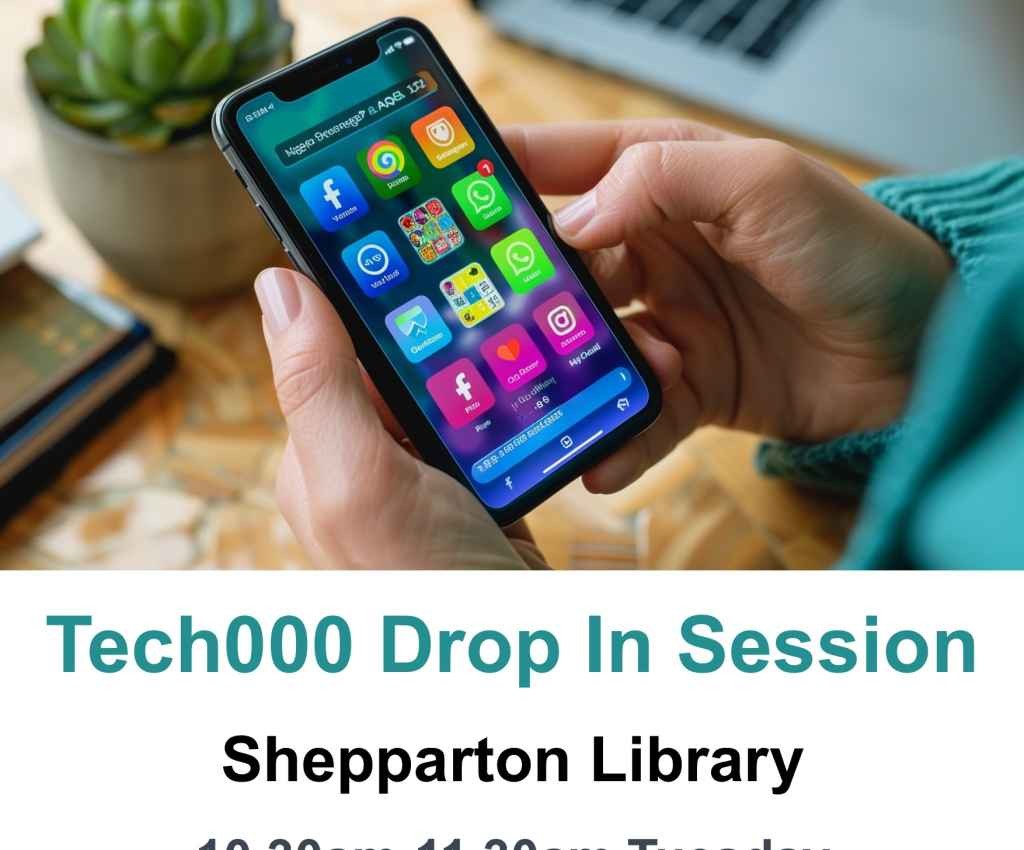 Cover image for event - Tech 000 Drop In Session - Tech Help at Shepparton Library