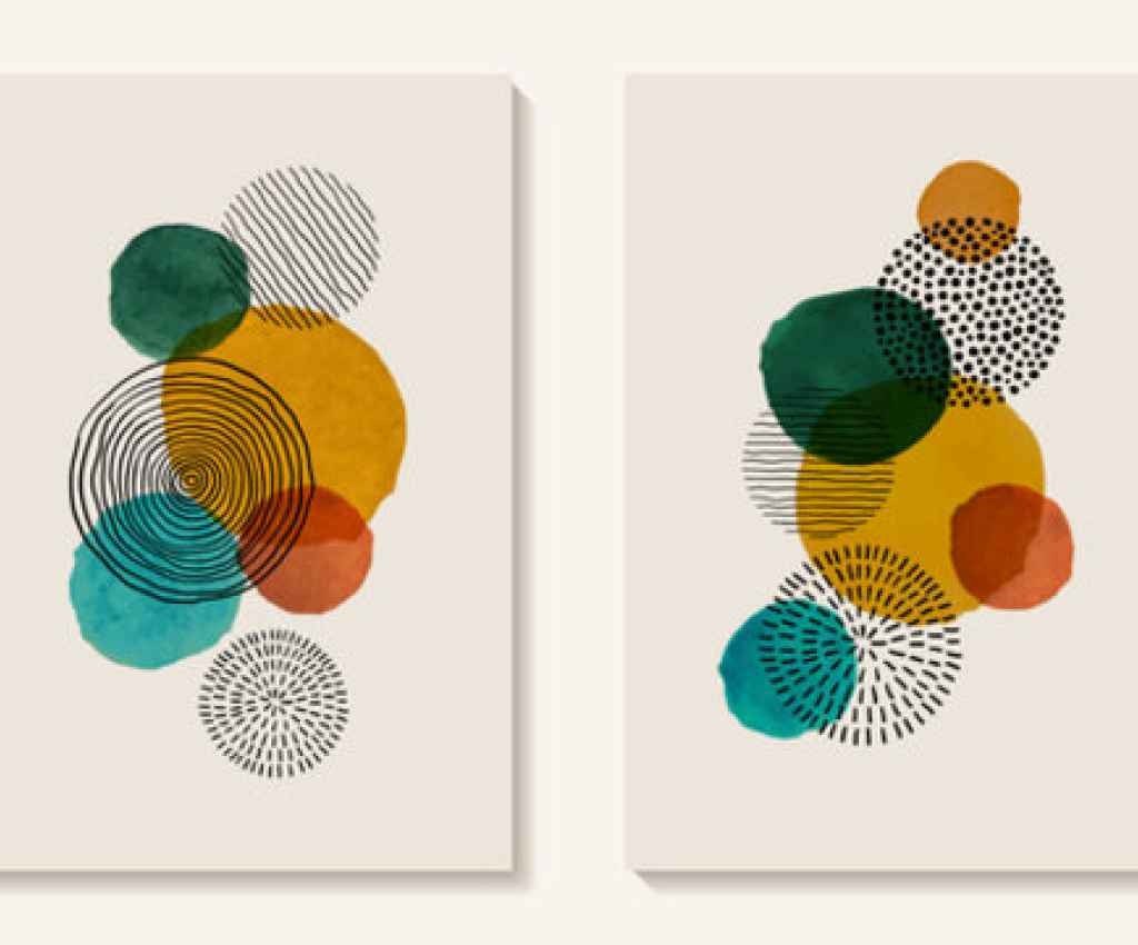 Cover image for event - Craft & Coffee at Shepparton Library - Mini Abstract Artworks