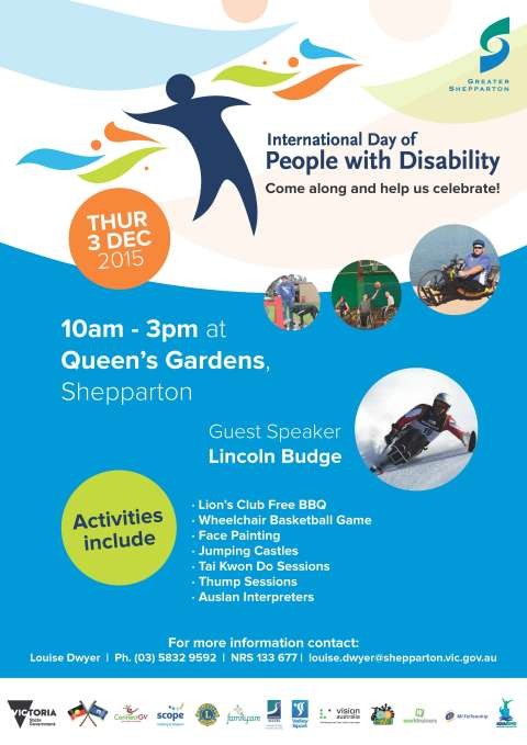 International Day of Disability 2015 Flyer