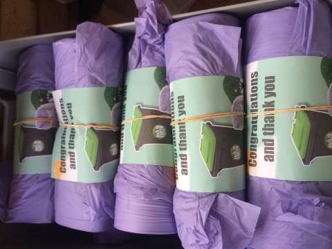 Purple Bags