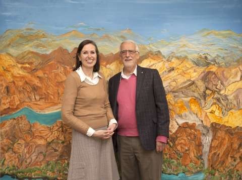 SAM Image - Carrillo Gantner and Rebecca Coates with Angelina Gorge dona. . . 