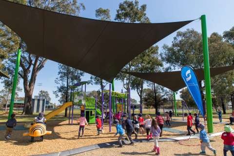 Ferrari Park Mooroopna Shade Sails Opening - 20170918 - 0716