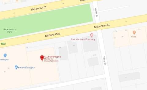 Mooroopna roadworks