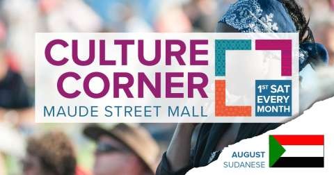 Culture Corner FB Graphic with flags - Sudanese