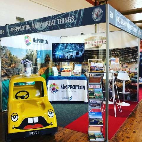 Shepparton Many Great Things Stand