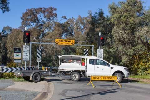 Mooroopna Watt Bridge Works - 20170620 - 8853