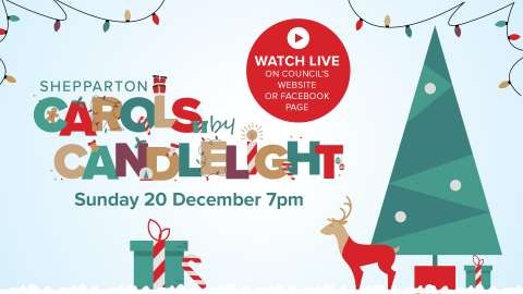 Carols By Candlelight Facebook Event Cover