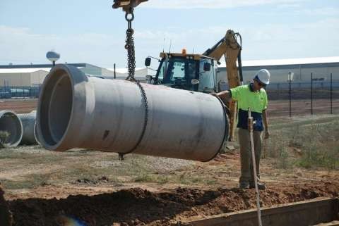 Drainage works