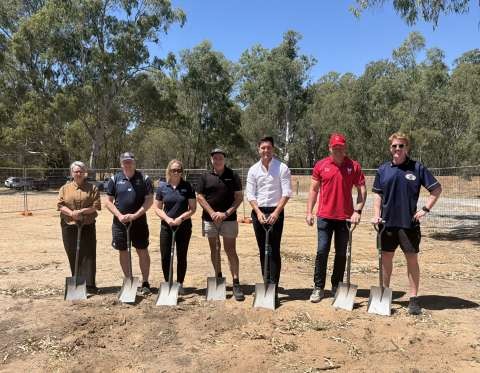 Princess Park sod turning - 2.2 .26 