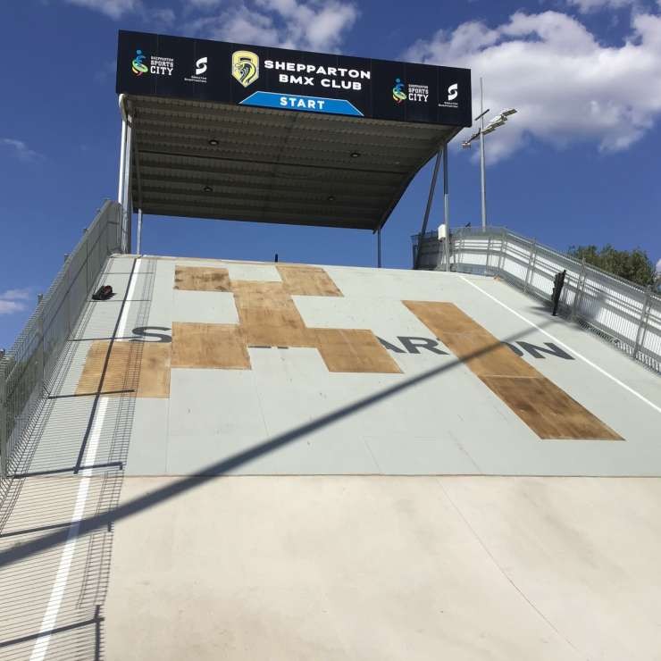 BMX Track Start Hill Enhancements - Completed April 2025